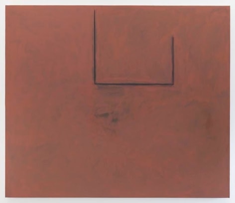 Premonition Open with Flesh over Grey, 1974, Acrylic, charcoal, and graphite on canvas, 72 x 84 inches, 182.9 x 213.4 cm, MMG#27803
