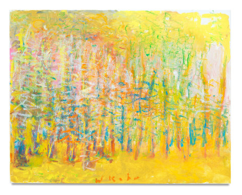 Yellow Woods, 2018, Oil on canvas, 22 x 28 inches, 55.9 x 71.1 cm, MMG#29960