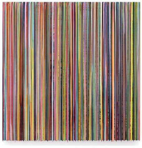 Markus Linnenbrink, LIKETHERAINLIKEYOUMEANIT, 2014, Epoxy resin and pigments on wood, 60 x 60 inches, 152.4 x 152.4 cm, A/Y#21973