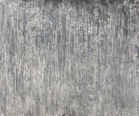 Diana Al-Hadid, Untitled, 2015, Conte, charcoal, pastel, acrylic on mylar, 60 x 72 inches, 152.4 x 182.9 cm, A/Y#22641