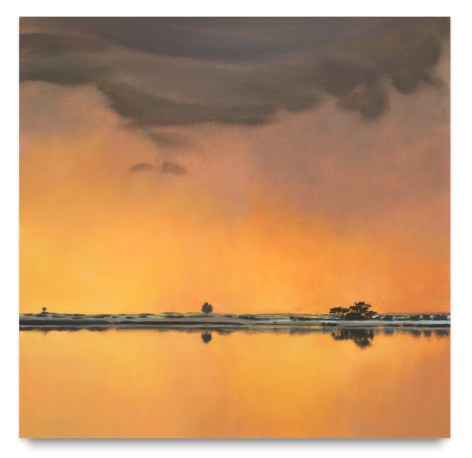 Study for Storm Suspended by Light, 2022, Oil on canvas, 24 x 24 1/2 inches, 61 x 62.2 cm, MMG#34339