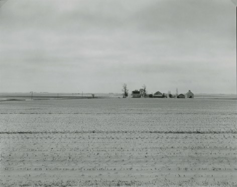 Untitled, from Farm Landscapes, n.d., gelatin silver contact print, 8 x 10 inches&nbsp;
