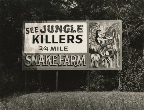 Billboard, Highway 61, La Place, Louisiana, 1971