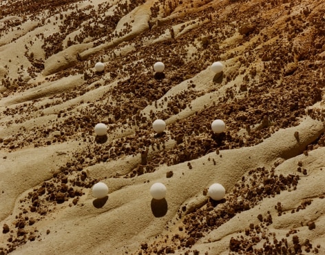 Nine Desert Snowballs, Hell&#039;s Half Acre, Wyoming, 1977