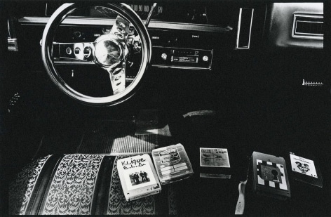 Interior Klique Car with 8-track player; East Los Angeles