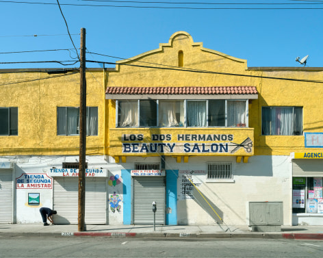 Los Dos Hermanos, Pico Boulevard, Los Angeles, chromogenic print