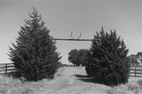 Elk Antler Ranch Gate, Kansas, 1977