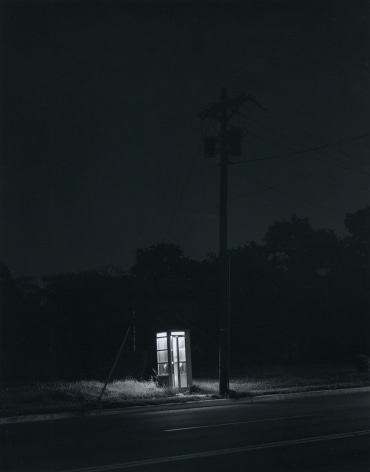 George Tice, Telephone Booth, 3am, Railway, NJ