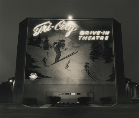 Drive-in Theater, Highway 1-10, Loma Linda, CA, 1974