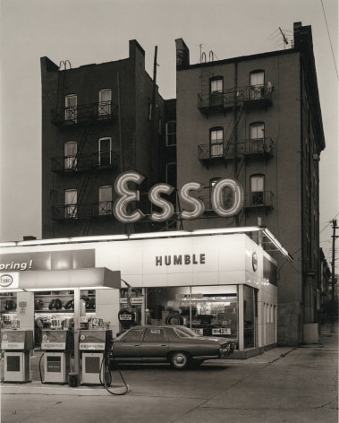George Tice&nbsp;, Esso Station and Tenement House, Hoboken, NJ