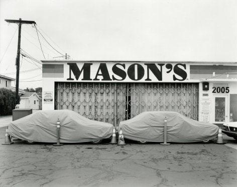 Mason&#039;s Garage, San Diego, CA, 2017, gelatin silver print