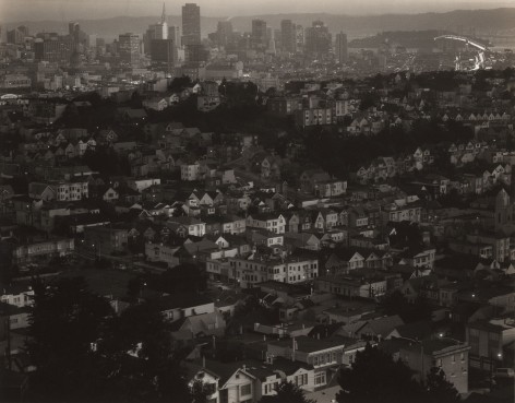 San Francisco at Dawn from Diamond Heights, 1977