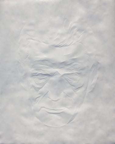 Simon Schubert, Portrait Samuel Beckett (2), 2015