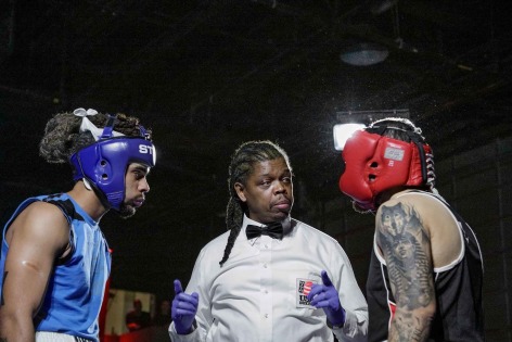 Ralph Salomon, Referee Giving Pre-fight Instructions, 2023