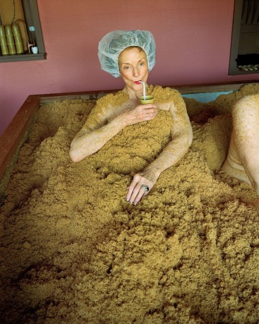 Sage Sohier, Cedar enzyme bath, Osmosis Spa, Freestone, CA, 2010