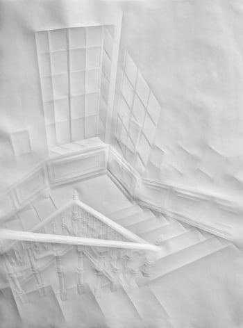 Simon Schubert, Untitled (Light in Staircase II), 2015