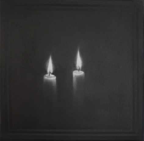 Simon Schubert, Untitled (Two Candles), 2015