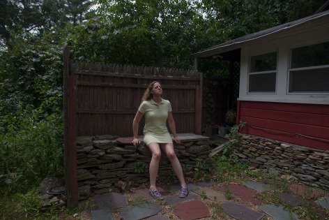 Jennifer Loeber, Lorelei, in the backyard, 2016