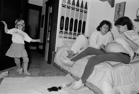 Sage Sohier, Kathy & Lisa with Kylie, Berkeley, CA, 1987