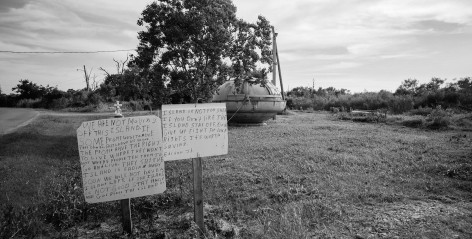 Daniel Kariko, Edison Dardar Jr&rsquo;s Sign, Isle De Jean Charles, Louisiana