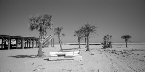 Daniel Kariko, White Couch, Grand Isle, Louisiana