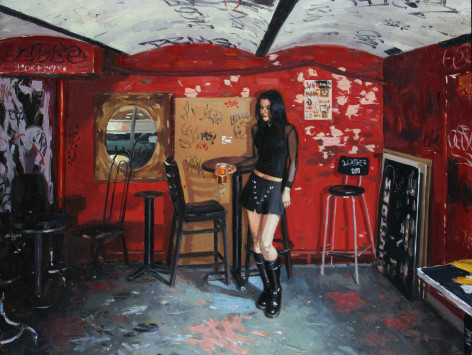 Vincent Giarrano, Rachael at Punk Bar