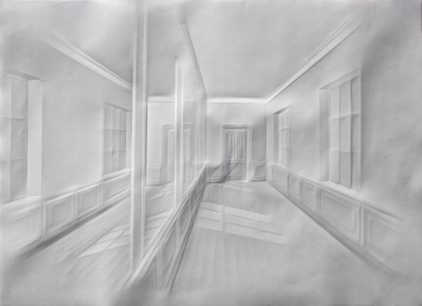 Simon Schubert, Untitled (Light in Hallway with Mirrors), 2015