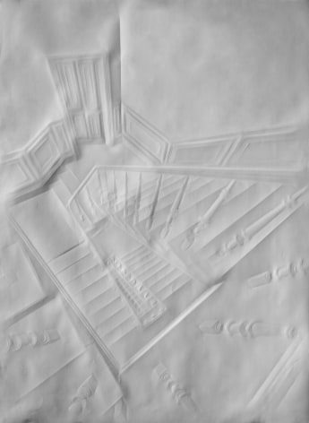 Simon Schubert, Untitled (Stairs Looking Down), 2015