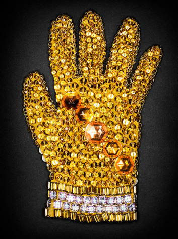 Henry Leutwyler, Yellow Swarovski Crystal Glove, 2009