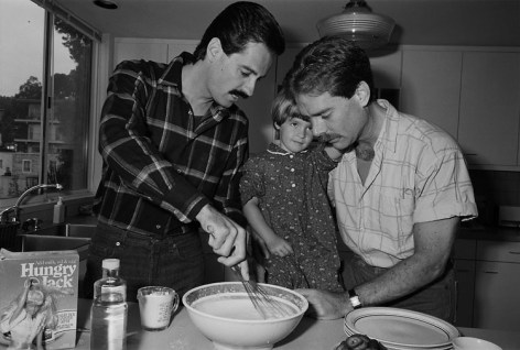 Sage Sohier, Bill & Ric, with Ric's Daughter Kate, San Francisco, 1987