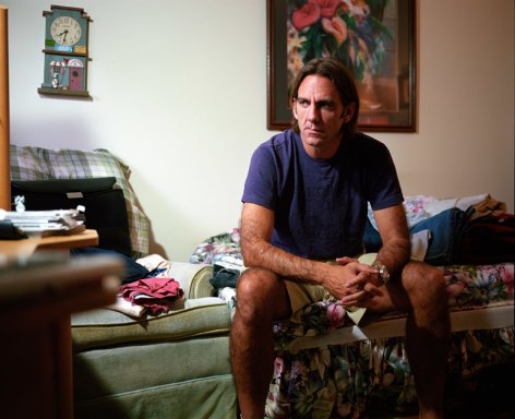 Alex Nelson, Dad in his room, New York, 2009