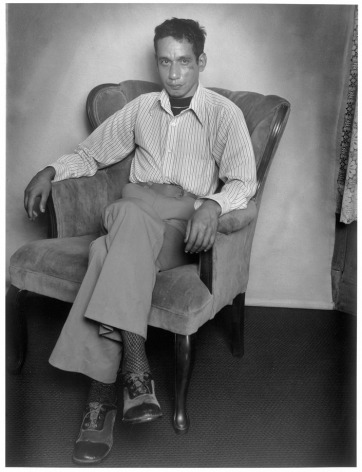 Leon Borensztein, Man in Arm Chair, San Francisco, California, 1979