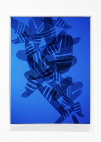 Joseph Desler Costa, Red Adilette, 2017