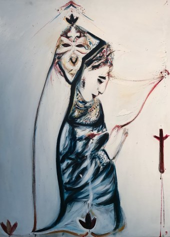 Alex Carletti Shakti , 2017 Acrylic on board