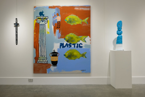 Mart Baptist & Lee Ralph Inhabit Installation View Lone Goat Gallery