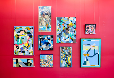 Greg Hodgson Everything in Its Right Place Installation View 2019 Lone Goat Gallery