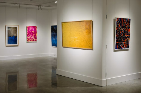 Stu Murphy Pause exhibition ​Installation View at Lone Goat Gallery Byron Bay 2019
