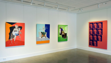 Michael Stiegler On Bowery exhibition Installation View 2019 Lone Goat Gallery