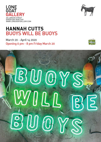 Hannah Cutts Buoys Will be Buoys Lone Goat Gallery exhibition Postcard ​2020