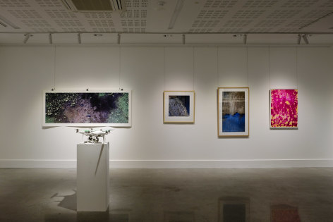 Stu Murphy Pause exhibition ​Installation View at Lone Goat Gallery Byron Bay 2019