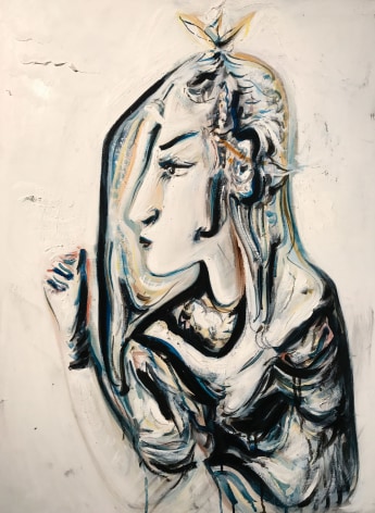 Alex Carletti Radha Devi, 2017 Acrylic on board