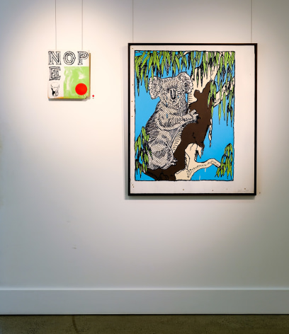 Jacob Boylan Dire Contact exhibition Installation View at Lone Goat Gallery 2020