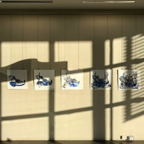 Amanda Humphries Closed Loop Circuits Installation View 2018