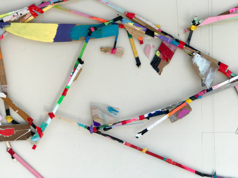 Maggie Schreiber Pretty Vacant Stelcur Pool (detail) Installation View ​2018