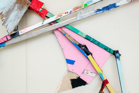 Maggie Schreiber Stelcur Pool (detail) 2018  mixed media