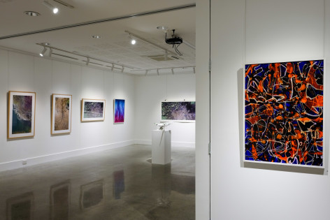 Stu Murphy Pause exhibition ​Installation View at Lone Goat Gallery Byron Bay 2019