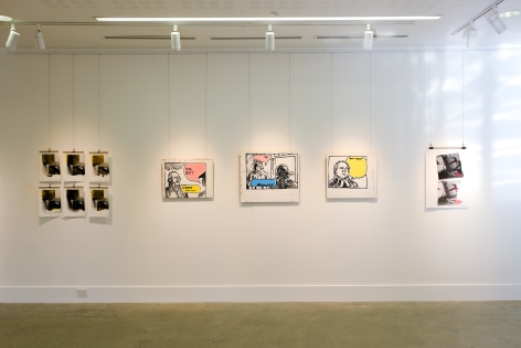 Jacob Boylan Dire Contact exhibition Installation View at Lone Goat Gallery 2020