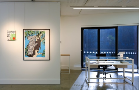 Jacob Boylan Dire Contact exhibition Installation View at Lone Goat Gallery 2020