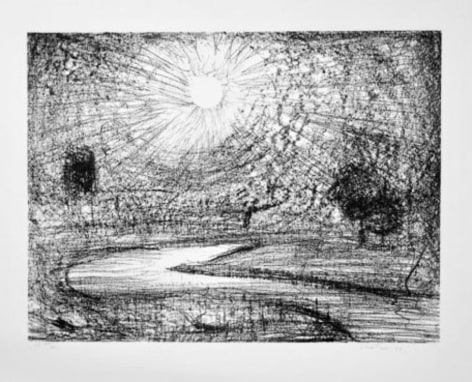 Lloyd Rees Sunshine in Victoria, 1988 Lithograph Printed by Fred Genis