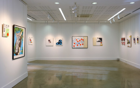 Jacob Boylan Dire Contact exhibition Installation View at Lone Goat Gallery 2020